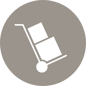Pick up packages 24/7 from the package lockers