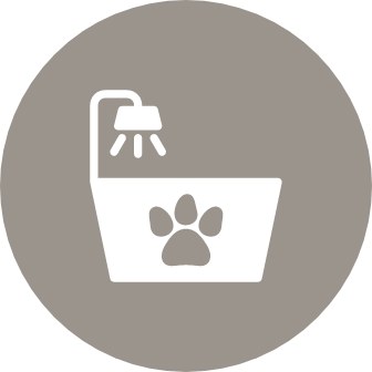 Pamper Fido in the pet spa after playing in the pet park